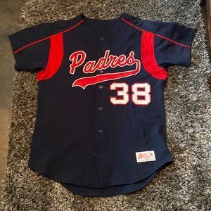 Ripon padres baseball jersey full button